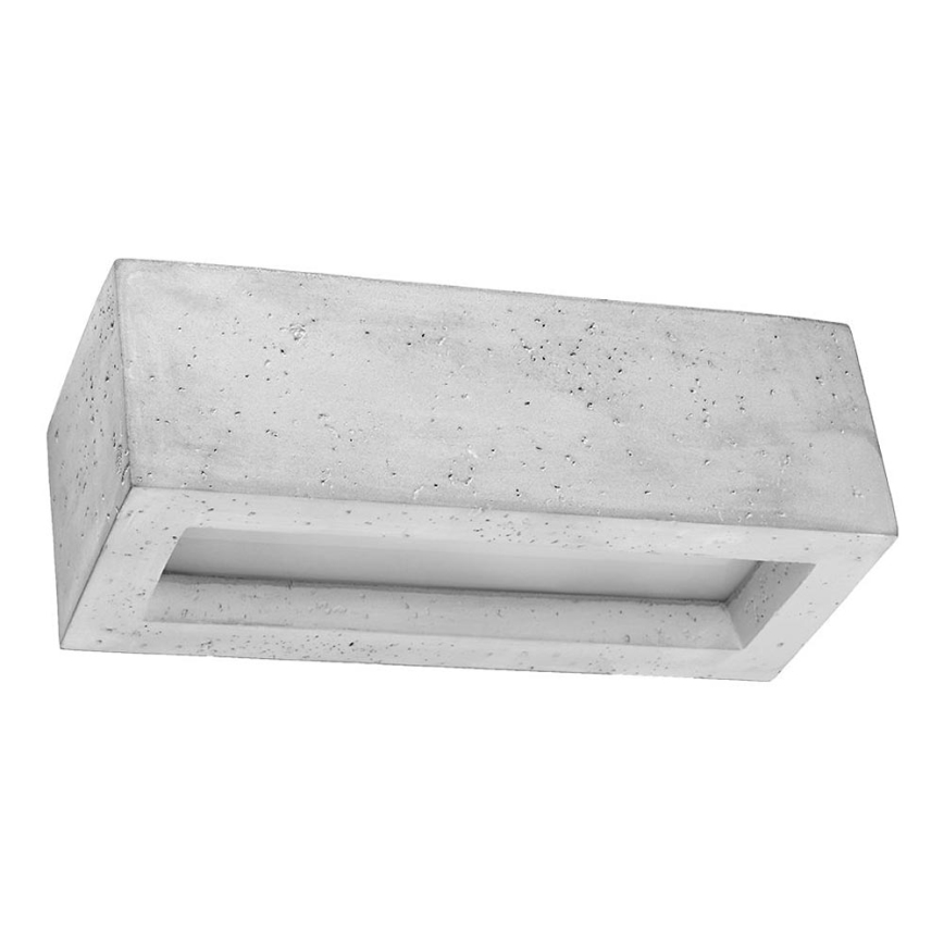 Kinkiet VEGA 1xE27/60W/230V 30 cm beton