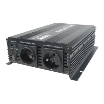 Konwerter napięcia 1600W/12V/230V + USB