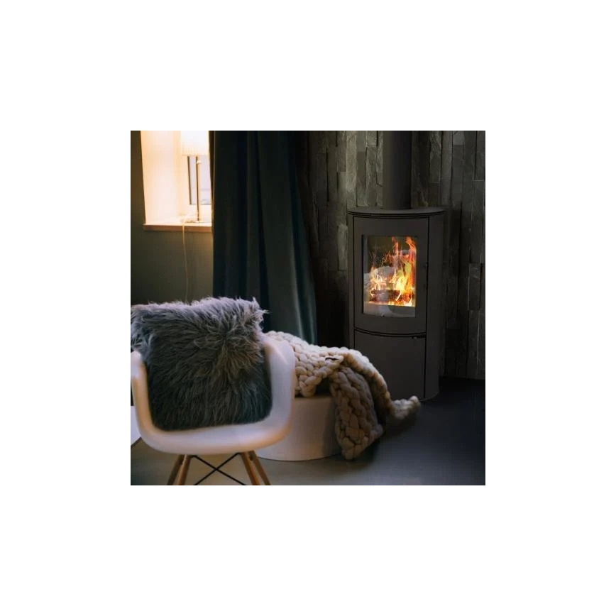 Kratki - Kominek stalowy 8kW 150mm