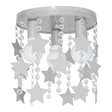 Lampa dziecięca ELZA stars 3xE27/60W/230V