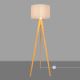 Lampa podłogowa ALBA 1xE27/60W/230V białe/dąb