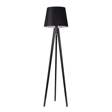 Lampa podłogowa CONE 1xE27/60W/230V wenge czarny