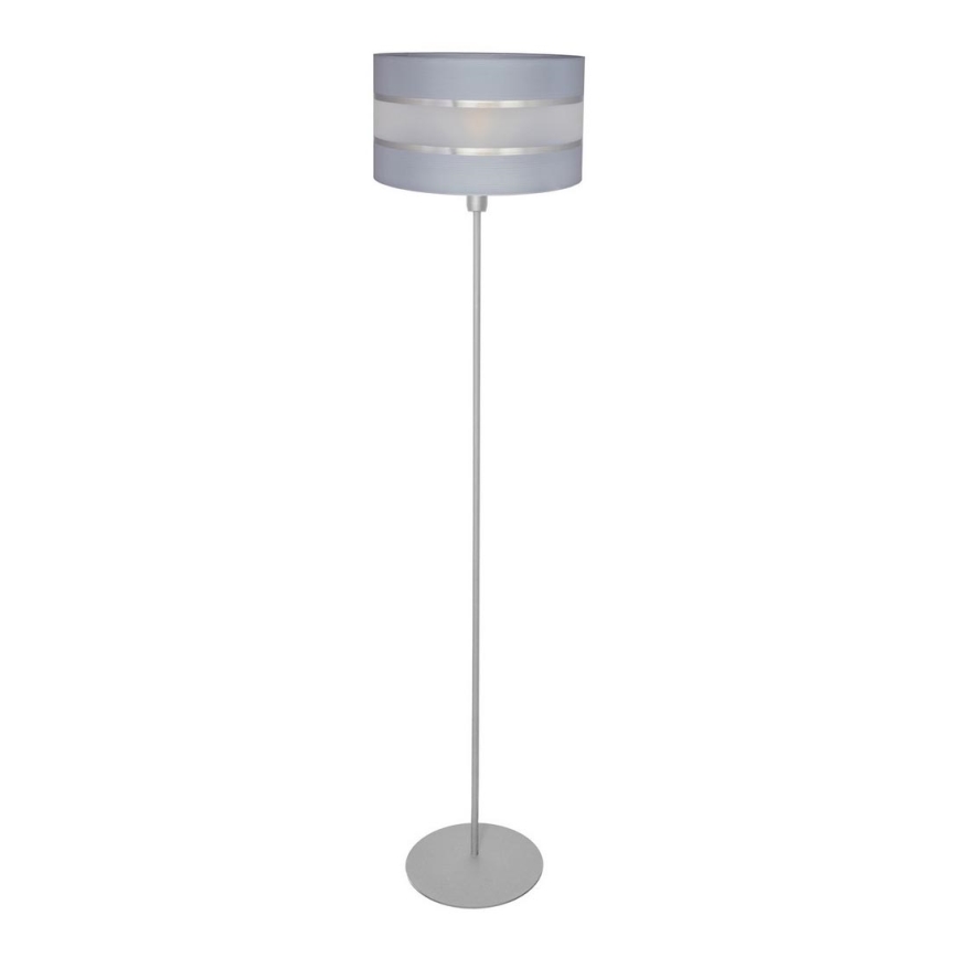 Lampa podłogowa HELEN 1xE27/60W/230V szary/srebrny