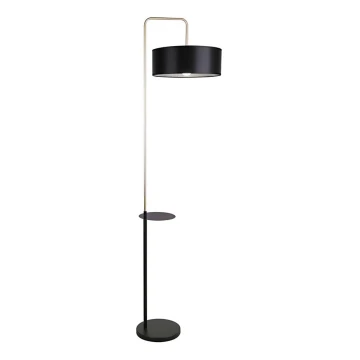 Lampa podłogowa IMPACT 1xE27/40W/230V czarny/złoty