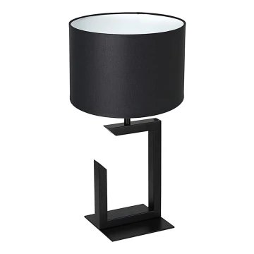 Lampa stołowa 1xE27/60W/230V 45 cm czarny/biały