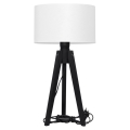 Lampa stołowa ALBA 1xE27/60W/230V biała/sosna