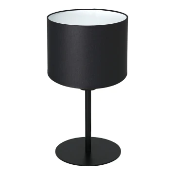 Lampa stołowa ARDEN 1xE27/60W/230V śr. 18 cm czarny/biały