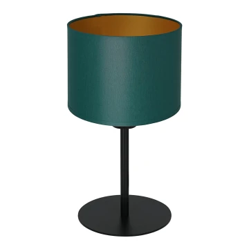 Lampa stołowa ARDEN 1xE27/60W/230V śr. 18 cm zielony/złoty