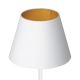 Lampa stołowa ARDEN 1xE27/60W/230V śr. 20 cm biały/złoty