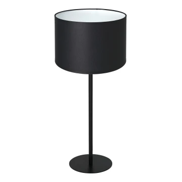 Lampa stołowa ARDEN 1xE27/60W/230V śr. 25 cm czarny/biały