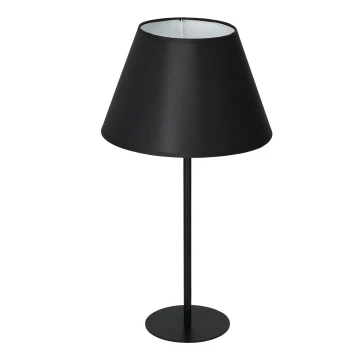 Lampa stołowa ARDEN 1xE27/60W/230V śr. 30 cm czarny/biały