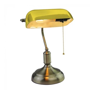 Lampa stołowa BANKER 1xE27/60W/230V