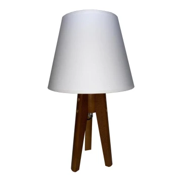 Lampa stołowa CONE 1xE27/60W/230V dąb biały