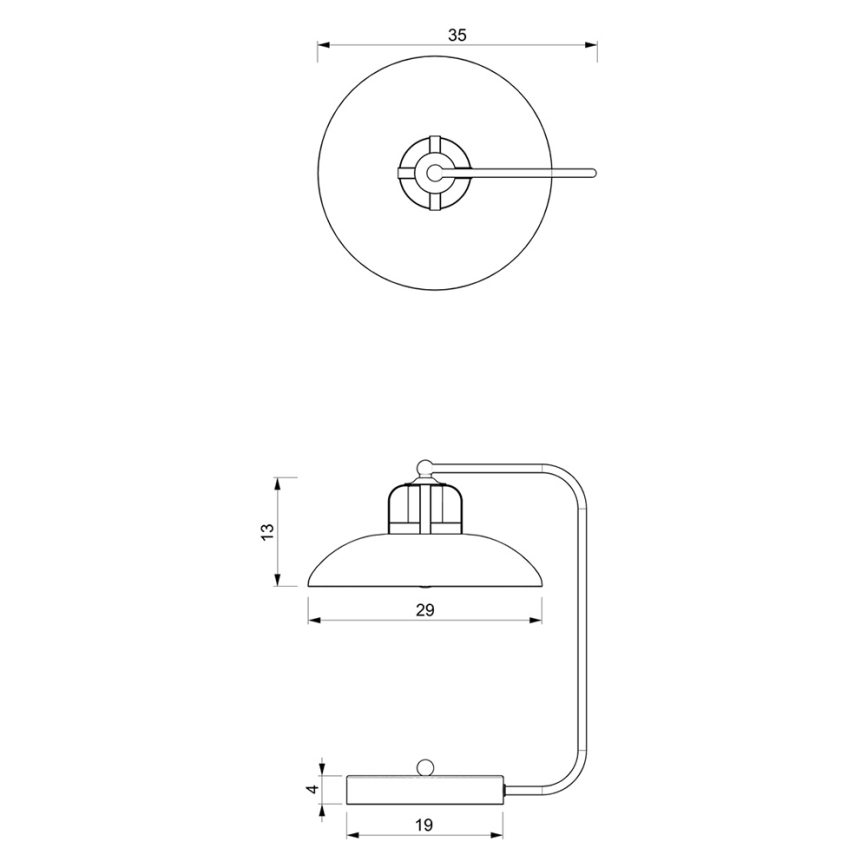 Lampa stołowa FELIX 1xE27/60W/230V zielony