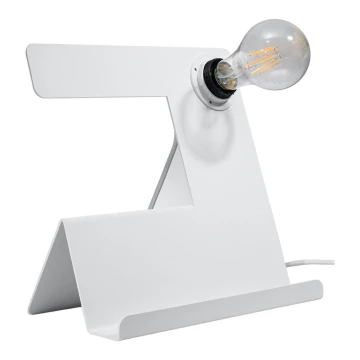 Lampa stołowa INCLINE 1xE27/60W/230V biała