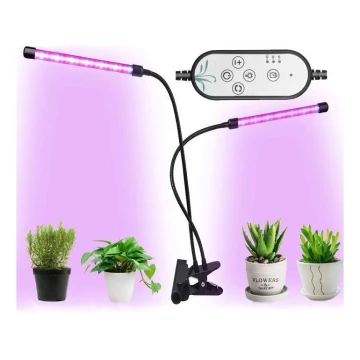 Lampa stołowa LED ściemnialna z klipsem do uprawy roślin LED/8W/5V