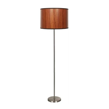 Lampa stołowa TIMBER 1xE27/60W/230V brązowy/matowy chrom