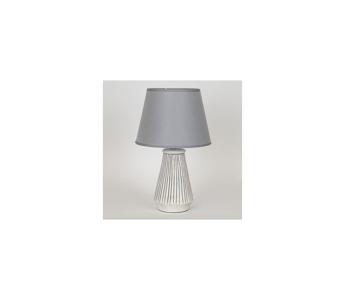 Lampa stołowa 1xE14/40W/230V patyna/szary