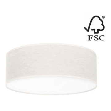 Lampa sufitowa BOHO 3xE27/25W/230V śr. 38 cm białe – FSC certyfikowano