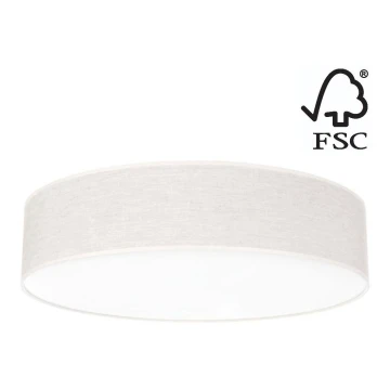 Lampa sufitowa BOHO 4xE27/25W/230V śr. 58 cm białe – FSC certyfikowano