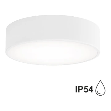 Lampa sufitowa łazienkowa z czujnikiem CLEO 2xE27/24W/230V śr. 30 cm biały IP54