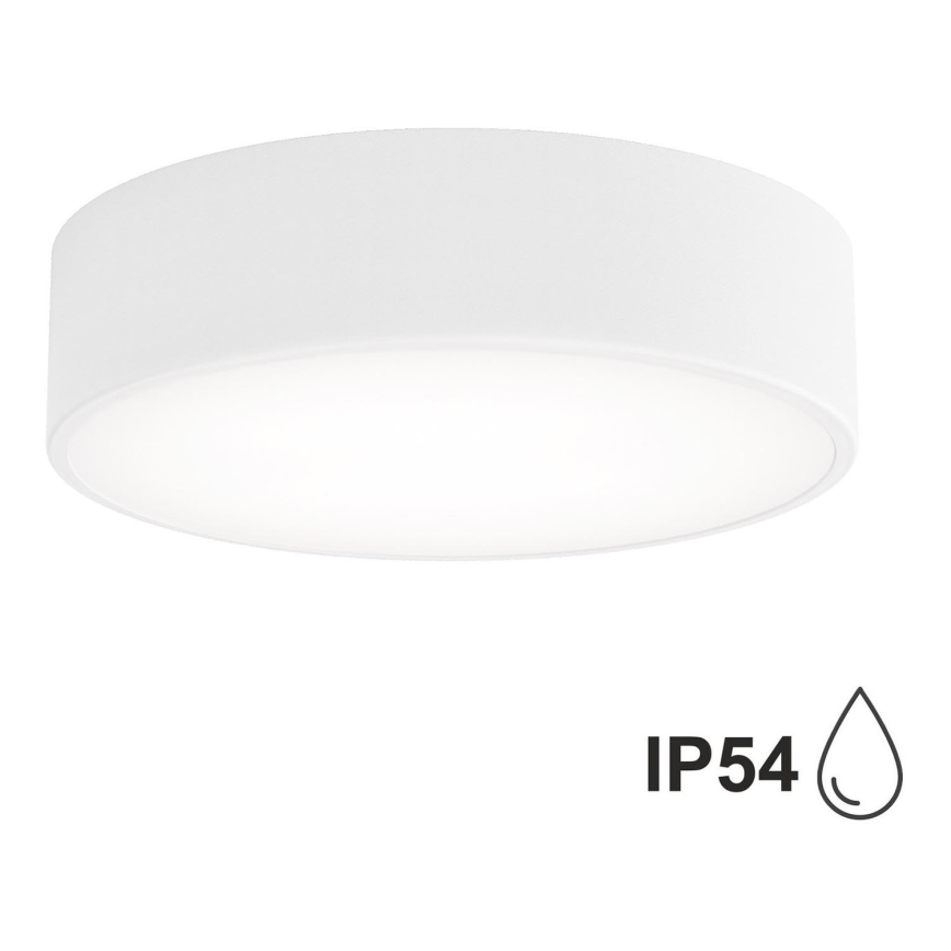 Lampa sufitowa łazienkowa z czujnikiem CLEO 2xE27/24W/230V śr. 30 cm biały IP54