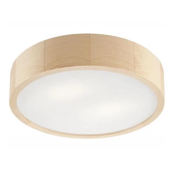 Lampa sufitowa NATURAL 2xE27/60W/230V ø 37 cm sosna - certyfikat FSC