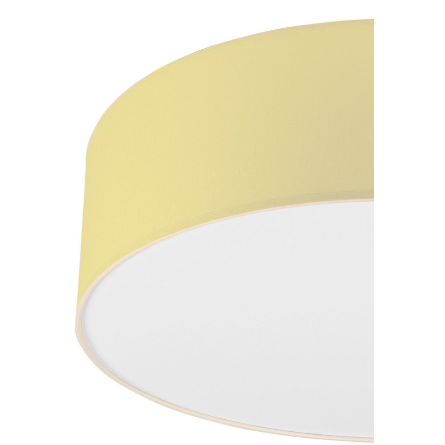 Lampa sufitowa SIRJA PASTEL DOUBLE 4xE27/15W/230V śr. 45 cm żółta