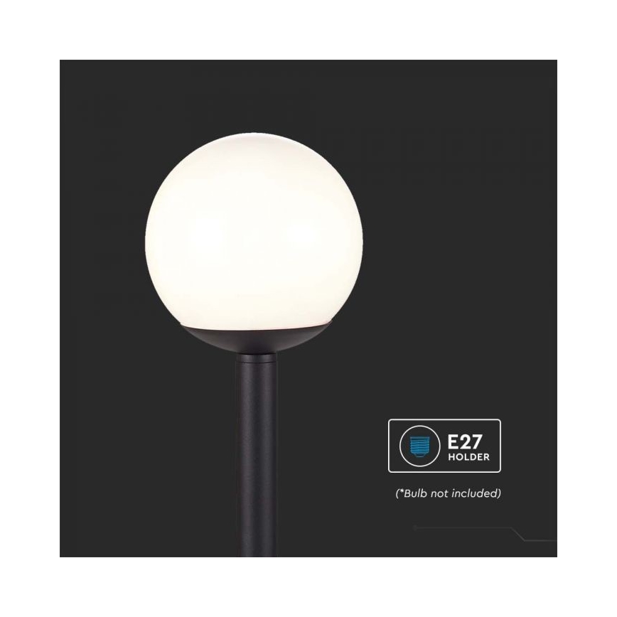 Lampa zewnętrzna 1xE27/60W/230V IP44 97 cm czarna