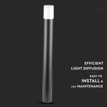 Lampa zewnętrzna 1xGU10/35W/230V IP54 80 cm czarna