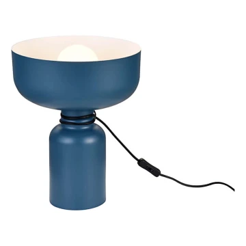 Lampka stołowa ABEL 1xE27/11W/230V niebieski