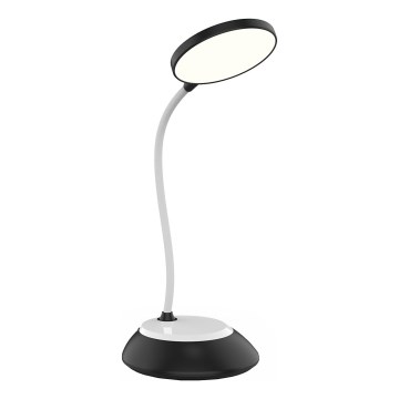 LED Akumulatorowa ściemnialna lampa stołowa VISUA LED/5W/5V 3000-5000K 1200 mAh czarna