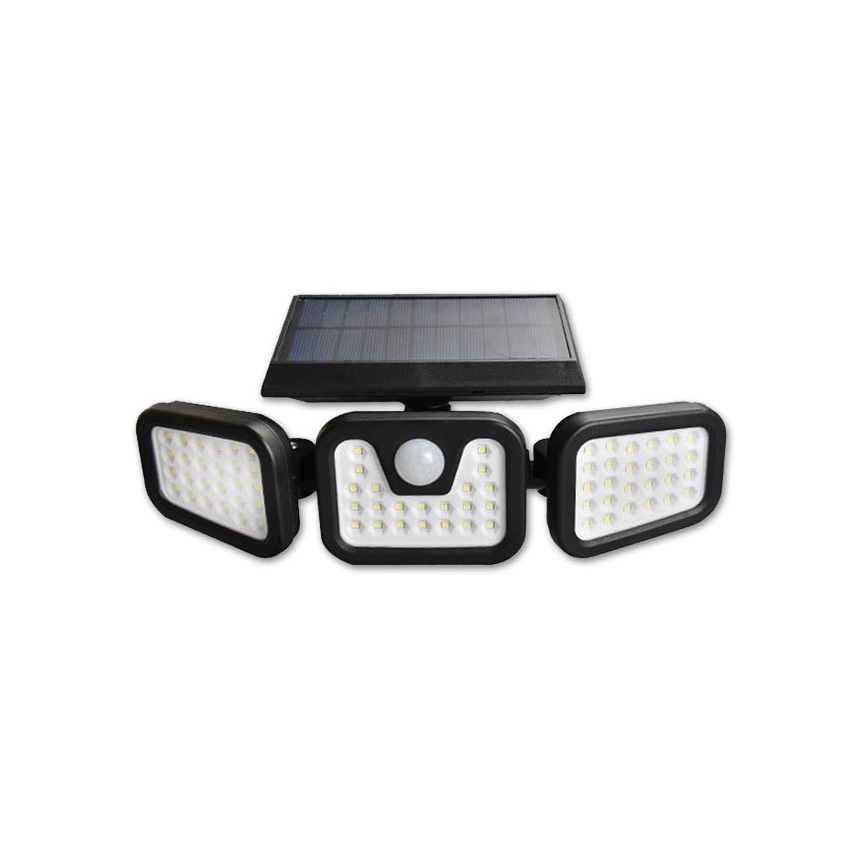 LED Elastyczny solarny reflektor z czujnikiem LED/15W/3,7V IP54 4500K