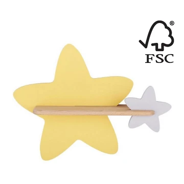 LED Kinkiet dziecięcy z półką STAR LED/5W/230V - certyfikat FSC