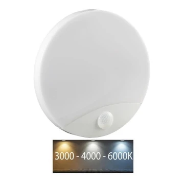 LED Kinkiet łazienkowy z czujnikiem SAMSUNG CHIP LED/15W/230V 3000/4000/6000K IP44 biały