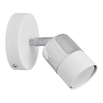 LED Kinkiet punktowy TUBSSON 1xGU10/4,8W/230V biały/chrom błyszczący