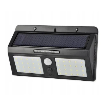 LED Kinkiet solarny z czujnikiem LED/1,2W/3,7V IP54