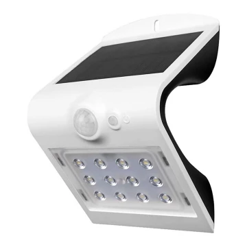 LED Kinkiet solarny z czujnikiem LED/1.5W/3,7V IP65