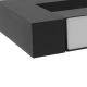 LED Elastyczny Kinkiet zewnętrzny 2xLED/4W/230V IP54 30 cm czarny