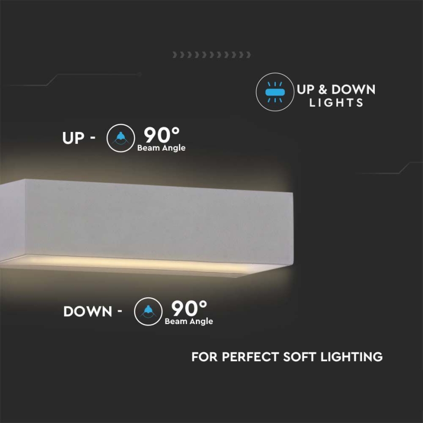 LED Kinkiet zewnętrzny LED/12W/230V 4000K IP65