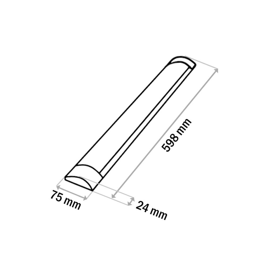 LED Kuchenne oświetlenie podszafkowe QTEC LED/18W/230V 60 cm białe