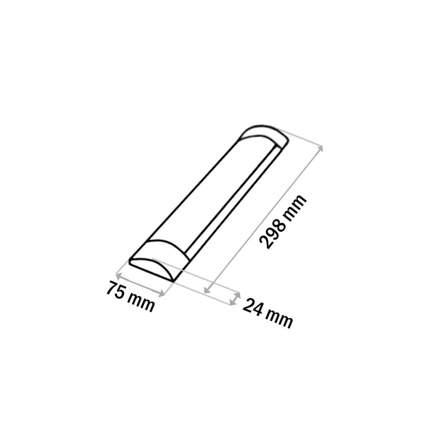 LED Kuchenne oświetlenie podszafkowe QTEC LED/9W/230V 30 cm białe