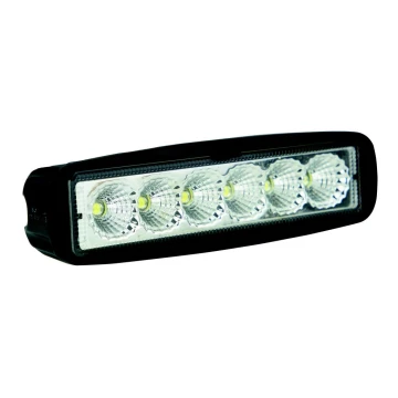 LED Lampa robocza EPISTAR 6xLED/18W/10-30V IP67 6000K