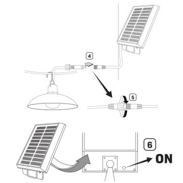 LED Lampa solarna CELINA LED/1,8W/3,7V IP44 + pilot zdalnego sterowania