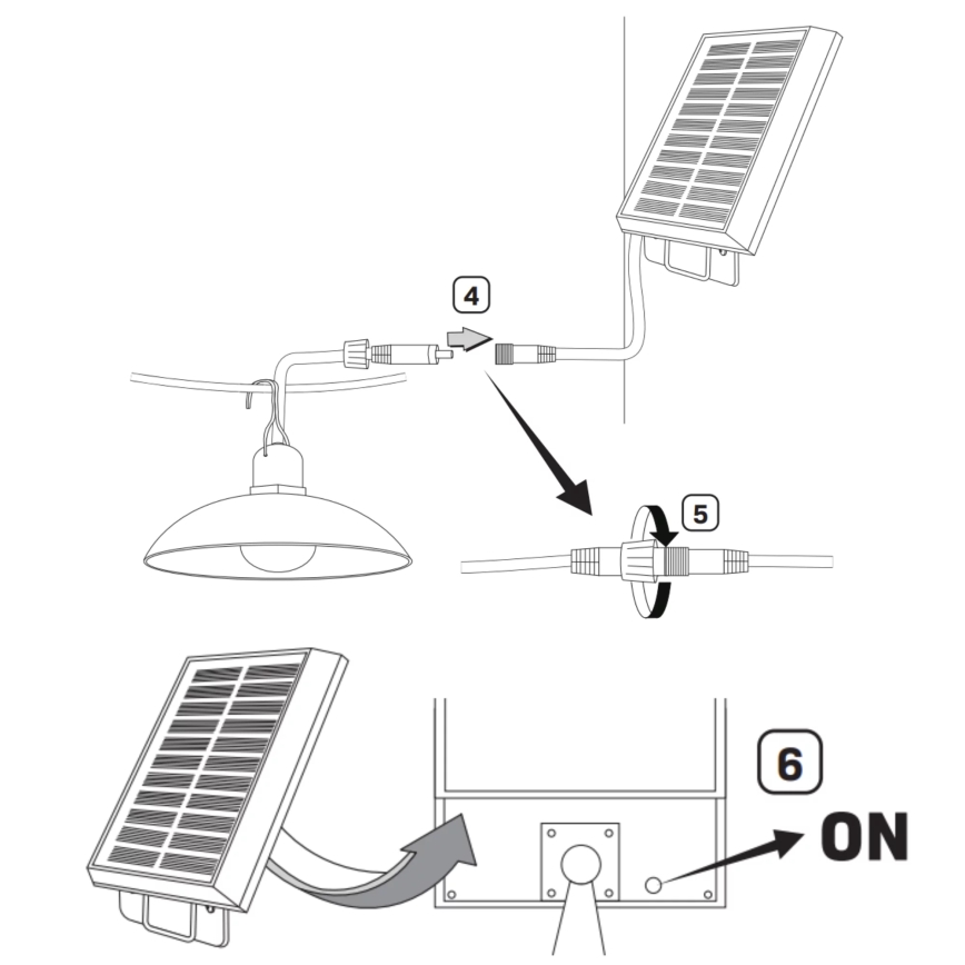 LED Lampa solarna CELINA LED/1,8W/3,7V IP44 + pilot zdalnego sterowania