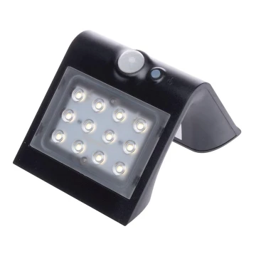 LED Lampa solarna z czujnikiem ruchu LED/1,5W/1200 mAh 3,7V IP65