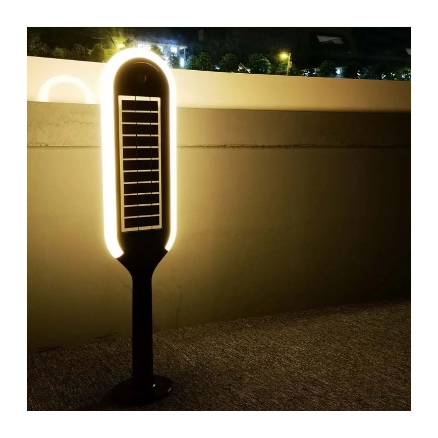 LED Lampa solarna z czujnikiema BOLLARD LED/5W/5,5V IP65 4000K