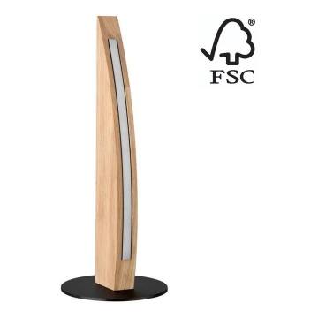 LED Lampa stołowa ściemnialna DUBAI LED/4W/230V dąb – FSC certyfikowano