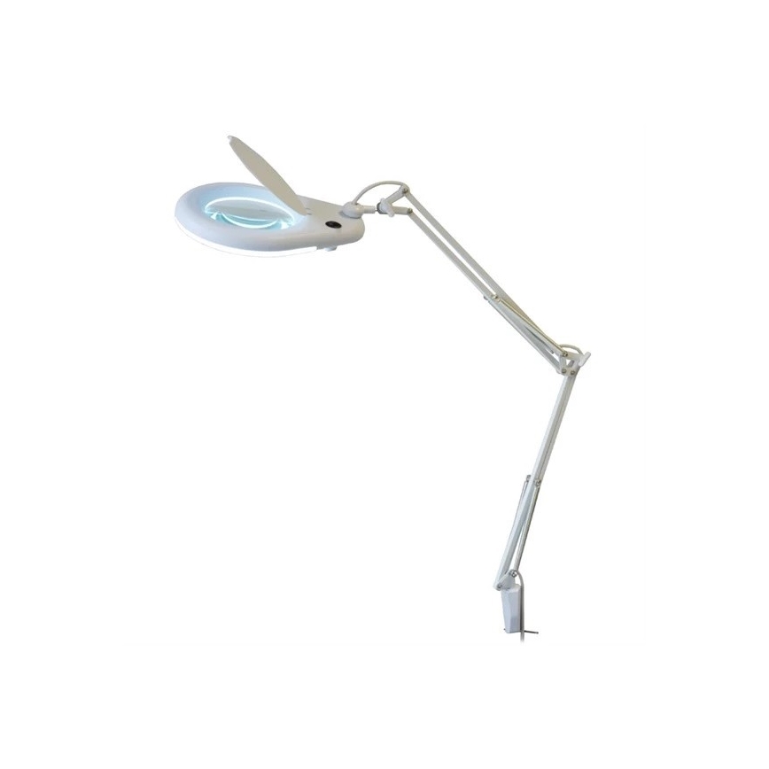 LED Lampa stołowa z lupą LED/9W/230V biały/chrom