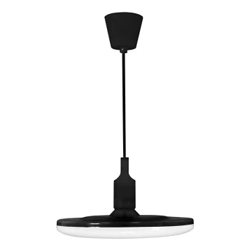 LED Lampa wisząca KIKI 1xE27/10W/230V czarna